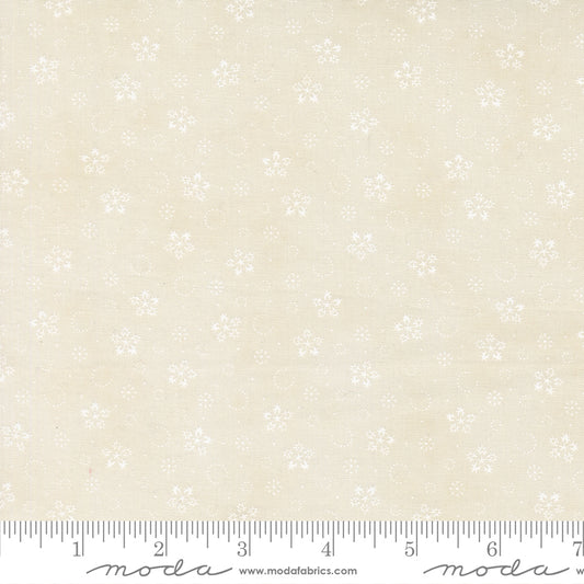 Candlelight Christmas Cream Wh Yardage for Moda - 44426 21 - PRICE PER 1/2 Yard