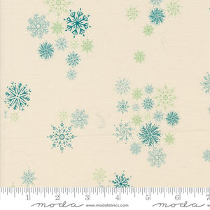 Cozy Wonderland Snowflake Fall Natural Yardage by Moda -45596 11 - PRICE PER 1/2 YARD