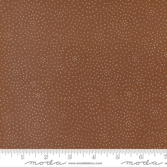 Quaint Cottage Circle Time Dots Mud Yardage by Moda 48376 19- PRICE PER 1/2 YARD