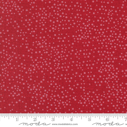 Dotty Thatched Scarlet Yardage for Moda - 48715 119 - PRICE PER 1/2 YARD