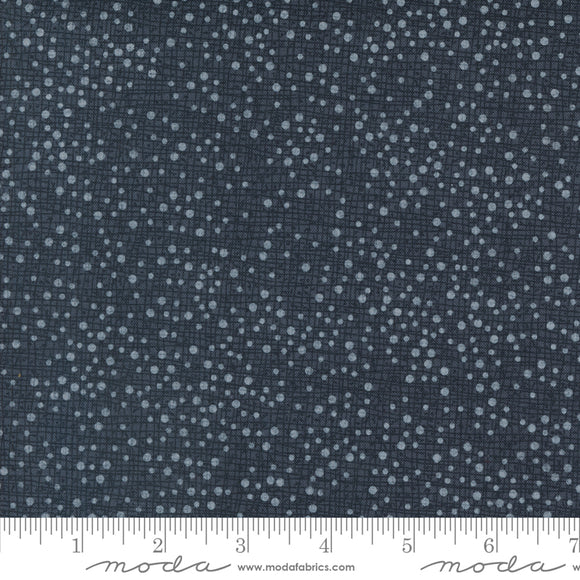 Winterly Thatched Dotty Soft Black Yardage for Moda - 48715 152 - PRICE PER 1/2 YARD