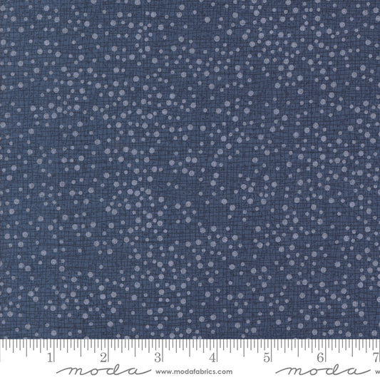 Dotty Thatched Navy Yardage for Moda - 48715 94 - PRICE PER 1/2 YARD