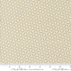 Snowman Gatherings IV Snow Flower Snow Taupe Yardage for Moda 49251 16 - PRICE PER 1/2 YARD