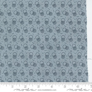 Snowman Gatherings IV Snowball Shadow Dots Frozen Yardage for Moda 49253 12 - PRICE PER 1/2 YARD