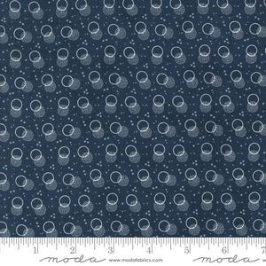 Snowman Gatherings IV Snowball Shadow Dots Night Sky Yardage for Moda 49253 14 - PRICE PER 1/2 YARD