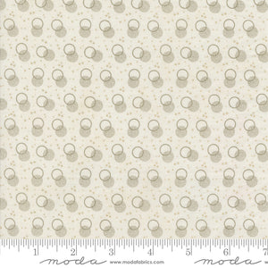 Snowman Gatherings IV Snowball Shadow Dots Snow Taupe Yardage for Moda 49253 15 - PRICE PER 1/2 YARD