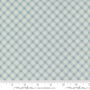 Snowman Gatherings IV Window Pane Plaids Frozen Snow Yardage for Moda 49254 13 - PRICE PER 1/2 YARD