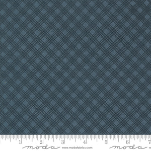 Snowman Gatherings IV Window Pane Plaids Lake Yardage for Moda 49254 14 - PRICE PER 1/2 YARD