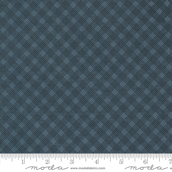 Snowman Gatherings IV Window Pane Plaids Lake Yardage for Moda 49254 14 - PRICE PER 1/2 YARD