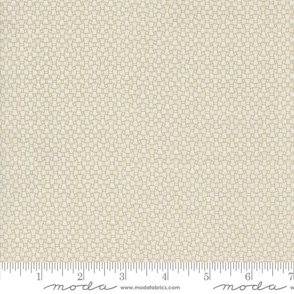 Snowman Gatherings IV Ice Basketweave Snow Taupe Yardage for Moda 49255 18 - PRICE PER 1/2 YARD