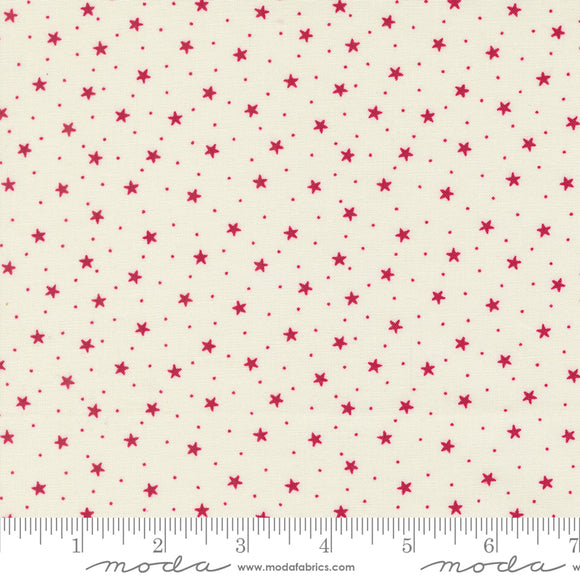 Dear Santa Snowy Stars Snow Yardage for Moda 49260 11 - PRICE PER 1/2 YARD