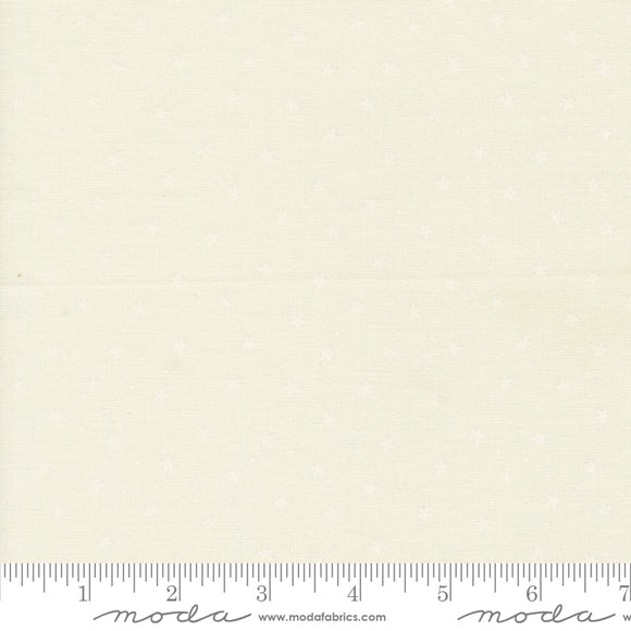 Dear Santa Snowy Stars Snow White Yardage for Moda 49260 13 - PRICE PER 1/2 YARD