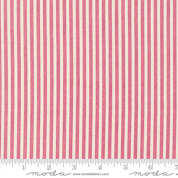 Dear Santa Stripes Snow Yardage for Moda 49261 11 - PRICE PER 1/2 YARD