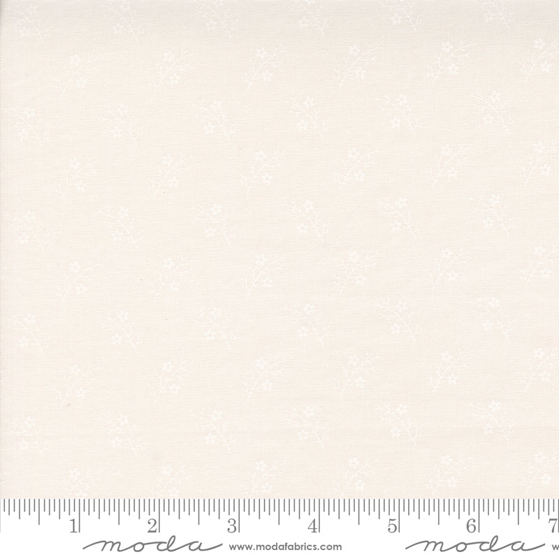 Itty Bitty BG Gath Off White Wh Yardage by Moda 49289 11 - PRICE PER 1/2 YARD