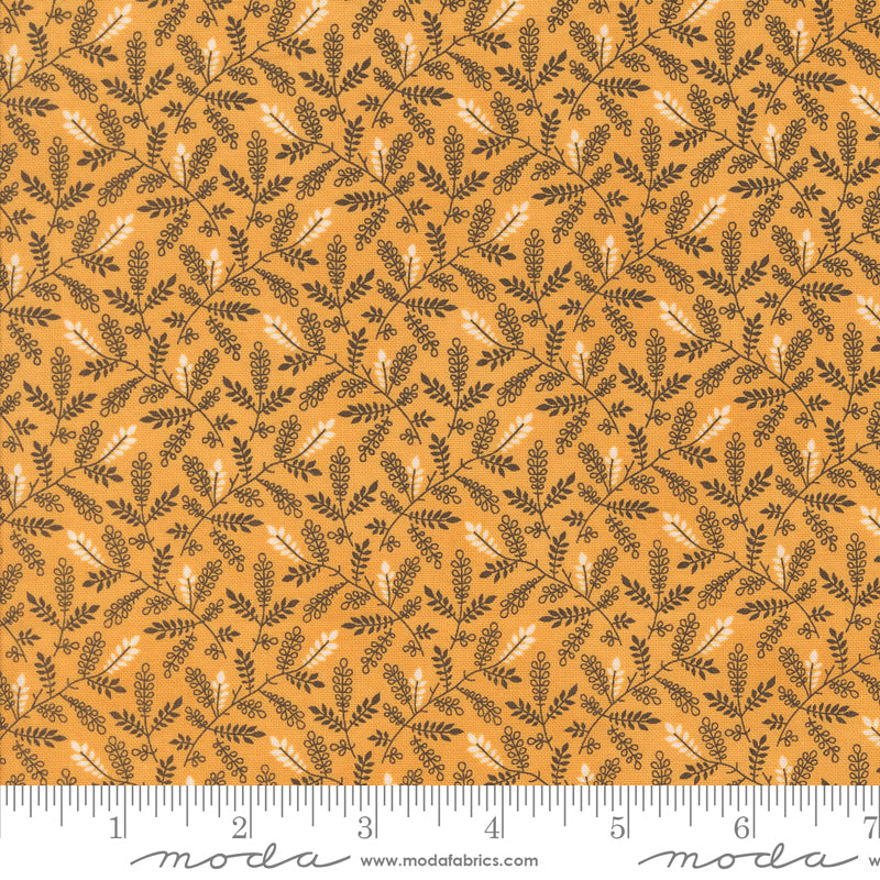 Pumpkin Spice Gath Moon Beam Yardage by Moda 49297 19 - PRICE PER 1/2 YARD