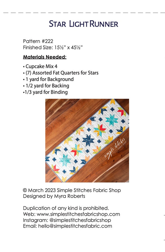 Star Light Runner Pattern