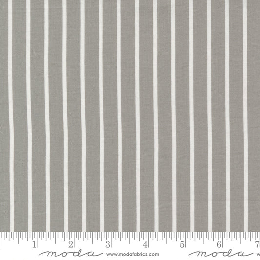 Christmas Eve Jolly Stripes Dove Ydg for Moda - 5186 13  - PRICE PER 1/2 YARD