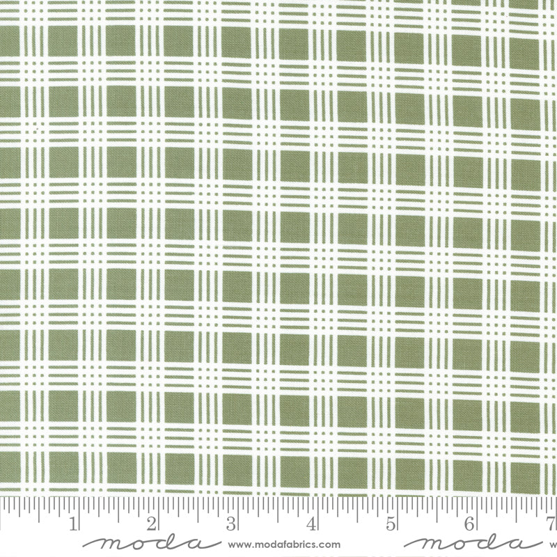 Lovestruck Sensible Plaids Fern Yardage for Moda - 5194 17- PRICE PER 1/2 YARD