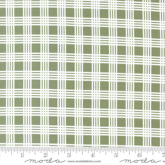Lovestruck Sensible Plaids Fern Yardage for Moda - 5194 17- PRICE PER 1/2 YARD