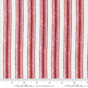 Old Glory Rural Stripes Red Yardage for Moda - 5205 11 - PRICE PER 1/2 YARD