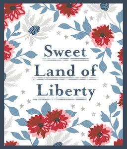Old Glory Sweet Land of Liberty Panel Multi Yardage by Lella Boutique for Moda -5207 11