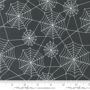 Hey Boo Spider Webs Midnight Yardage for Moda - 5213 16  - PRICE PER 1/2 YARD