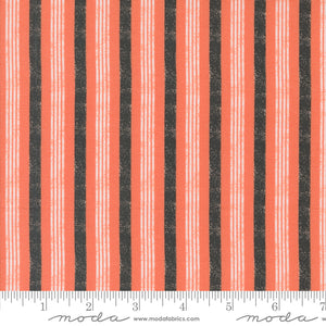 Hey Boo Bougie Stripes Soft Pumpkin Yardage for Moda - 5214 12  - PRICE PER 1/2 YARD