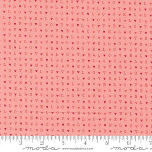 Love Blooms Blush Ydg for Moda - 5225 14 - PRICE PER 1/2 YARD