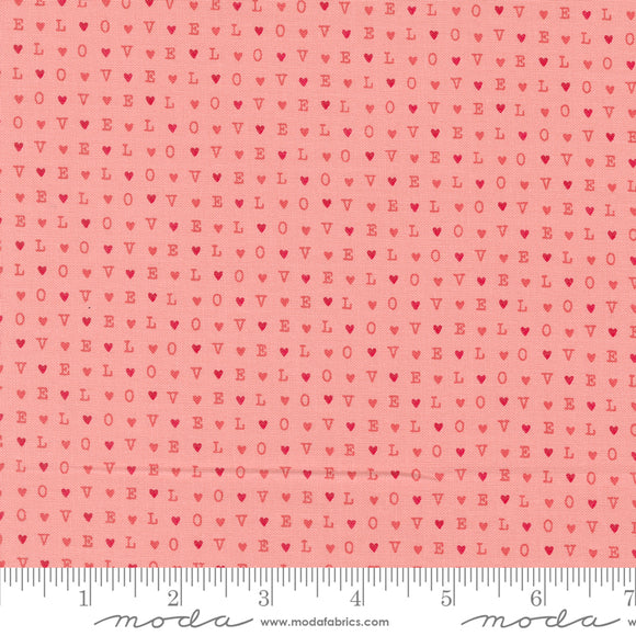 Love Blooms Blush Ydg for Moda - 5225 14 - PRICE PER 1/2 YARD