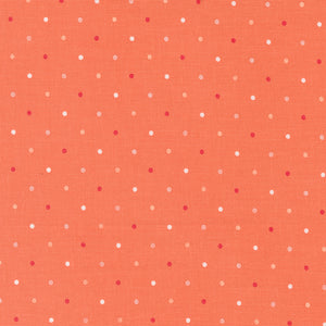 Magic Dot Coral Yardage for Moda - 5230 11  - PRICE PER 1/2 YARD