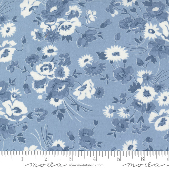 Nantucket Summer Light Blue Yardage for Moda - 55260 24 - PRICE PER 1/2 YARD