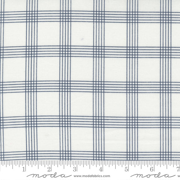 Nantucket Summer Cream Navy Yardage for Moda - 55262 11 - PRICE PER 1/2 YARD