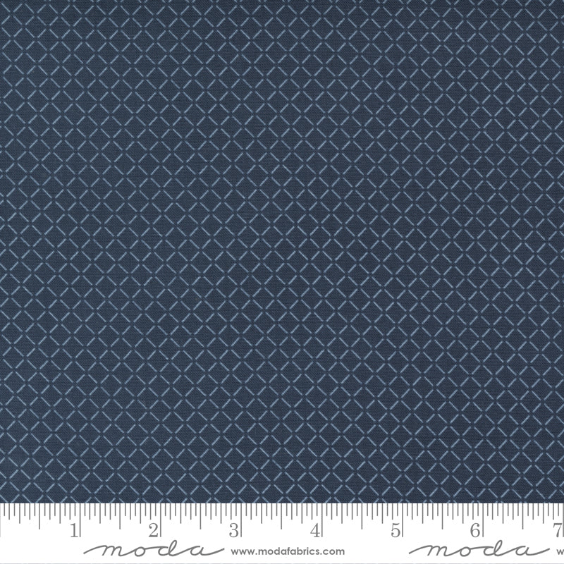 Nantucket Summer Navy Yardage for Moda - 55265 12 - PRICE PER 1/2 YARD