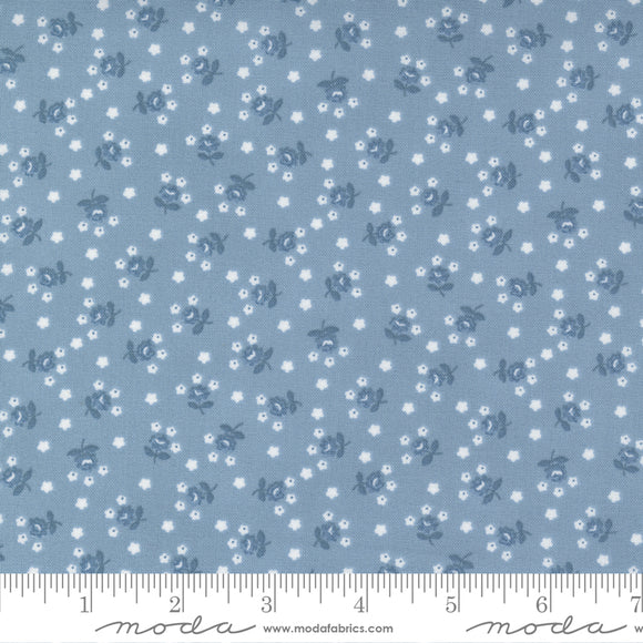 Nantucket Summer Light Blue Yardage for Moda - 55266 24 - PRICE PER 1/2 YARD