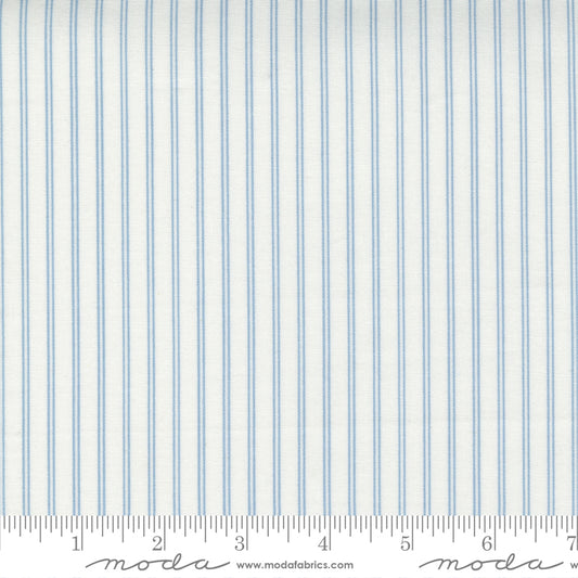 Nantucket Summer Cream Blue Yardage for Moda - 55267 24 - PRICE PER 1/2 YARD