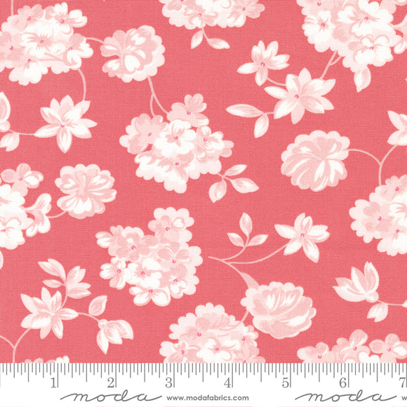 Lighthearted Garden Florals Pink Yardage by for Moda - 55291 25 - PRICE PER 1/2 YARD