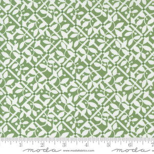 Shoreline Lattice Blender Green Yardage by for Moda - 55303 15 - PRICE PER 1/2 YARD