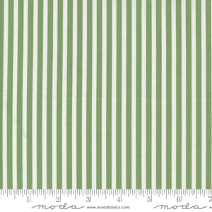Shoreline Simple Stripes Green Yardage by for Moda - 55305 15 - PRICE PER 1/2 YARD