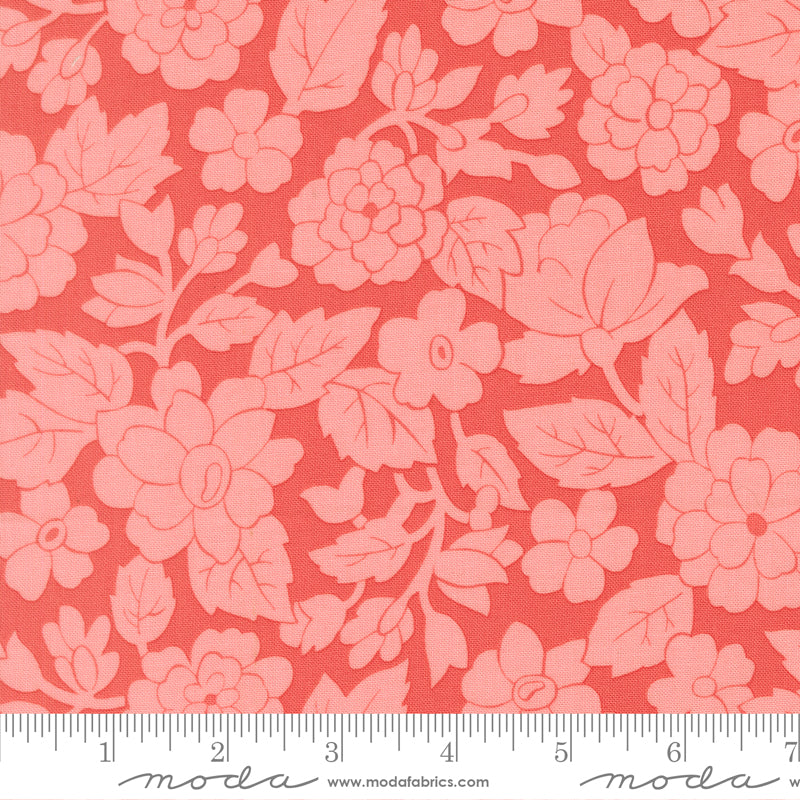 Bloomsberry Nantucket Red Yardage for Moda - 55351 17- PRICE PER 1/2 YARD