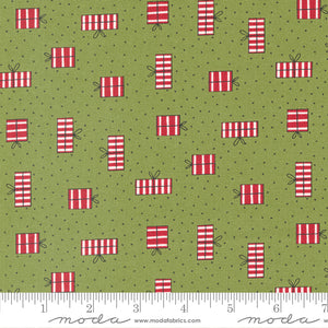 Blizzard Wrapped Up Pine Yardage by Sweetwater for Moda - 55623 13 - PRICE PER 1/2 YARD