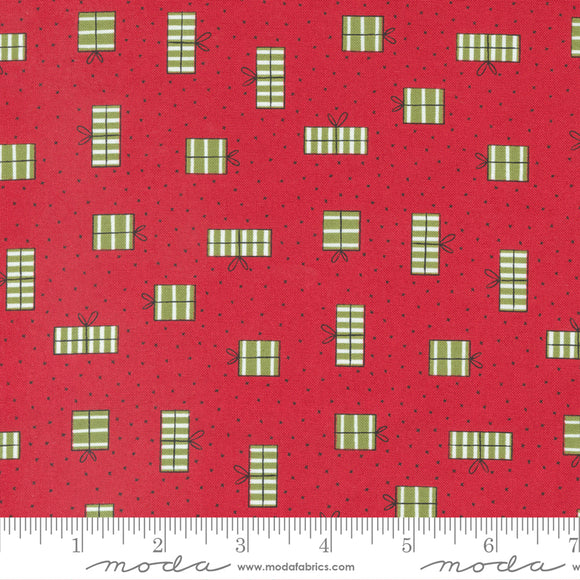 Blizzard Wrapped Up Red Yardage by Sweetwater for Moda - 55623 14 - PRICE PER 1/2 YARD