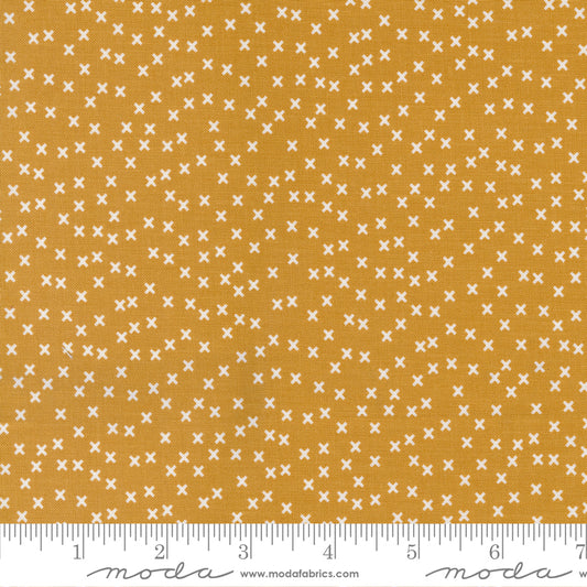 Vintage X Yellow Yardage for Moda - 55657 14 - PRICE PER 1/2 YARD