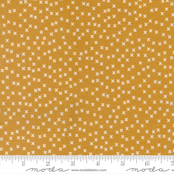 Vintage X Yellow Yardage for Moda - 55657 14 - PRICE PER 1/2 YARD