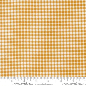 Vintage Farm Girl Yellow Yardage for Moda - 55658 14 - PRICE PER 1/2 YARD