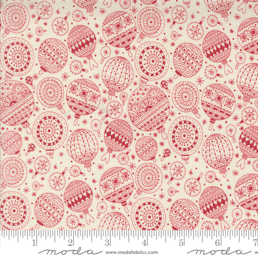 Emmitt and Ivy Red Yardage for Moda - 55694 22 - PRICE PER 1/2 YARD