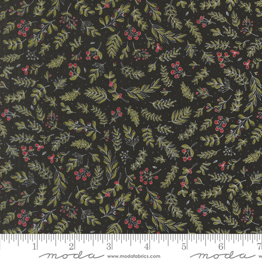 Emmitt and Ivy Black Yardage for Moda - 55695 17 - PRICE PER 1/2 YARD