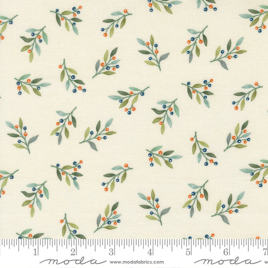 I Love Fall Most Warm White Yardage for Moda - 56144 11 - PRICE PER 1/2 YARD