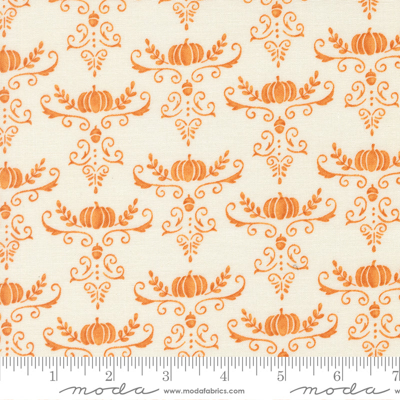 I Love Fall Most White Pumpkin Yardage for Moda - 56146 22 - PRICE PER 1/2 YARD