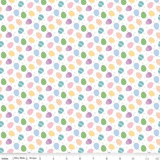 Seasonal Basics Egg Toss White for RBD C766-WHITE - PRICE PER 1/2 YARD