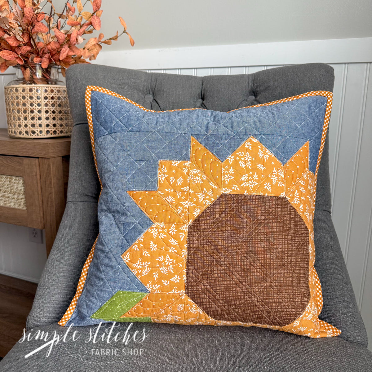 Sunflower Pillow Kit